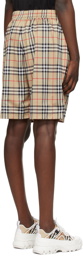 Burberry Beige Check Debson Shorts