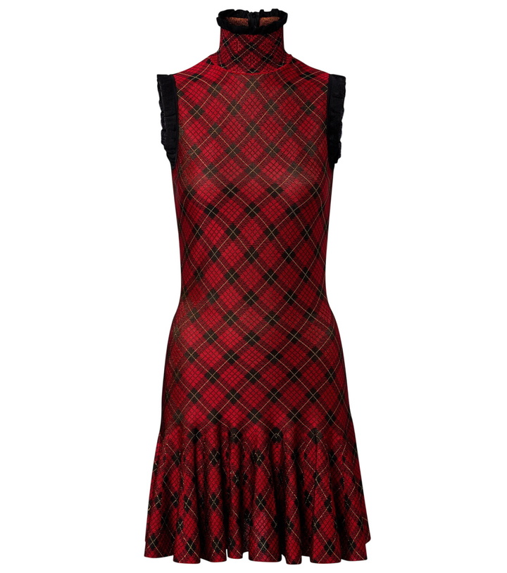 Photo: McQueen Plaid minidress