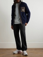 Moncler - Straight-Leg Logo-Appliquéd Jeans - Blue