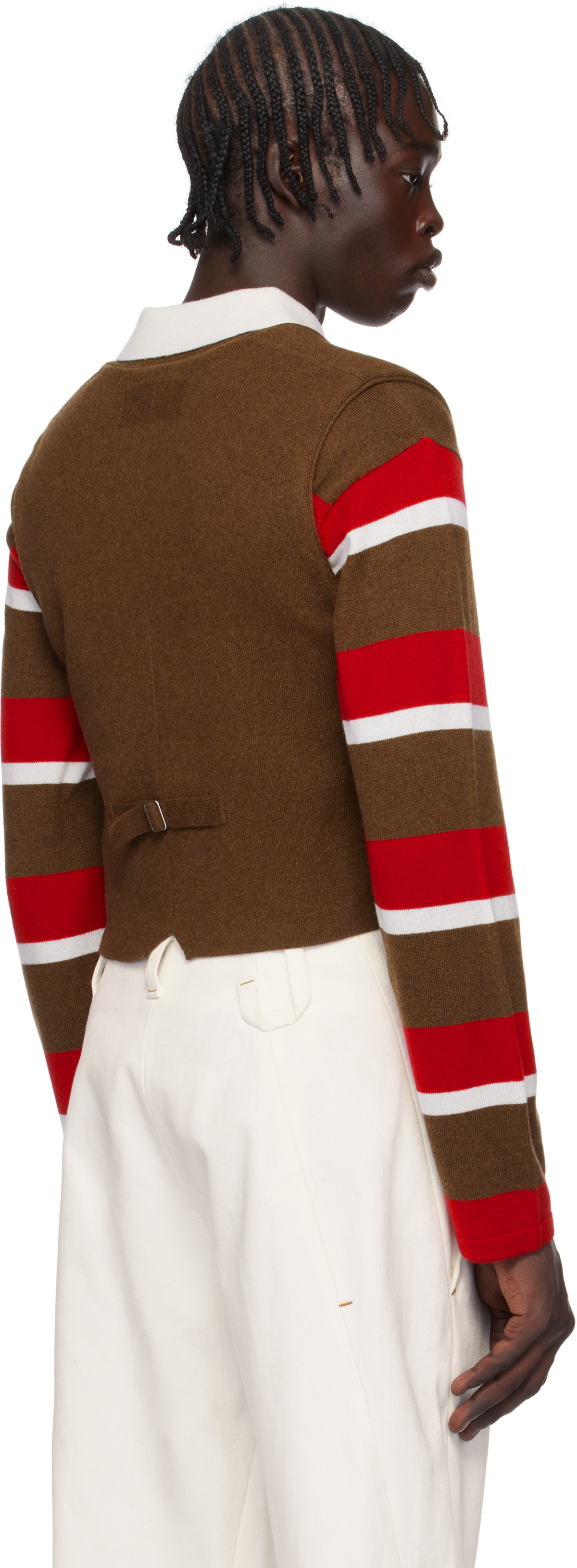 Guest in Residence Brown Tailored Vest