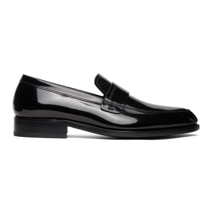 Photo: Givenchy Black Shiny Leather Loafers