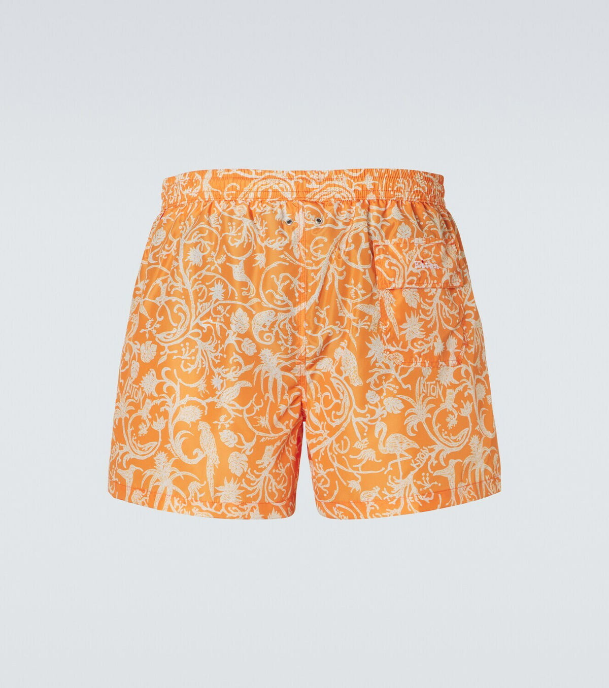 Kiton Printed swim trunks