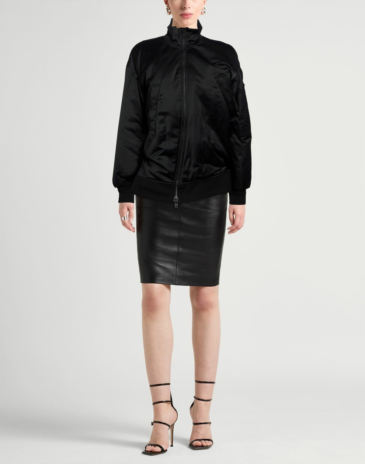 Y-3 Womens Jacket in Black