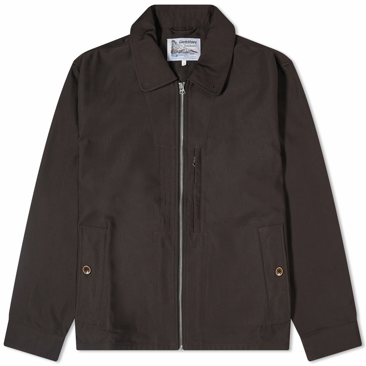 Garbstore Men's Overnik Zip Jacket in Charcole