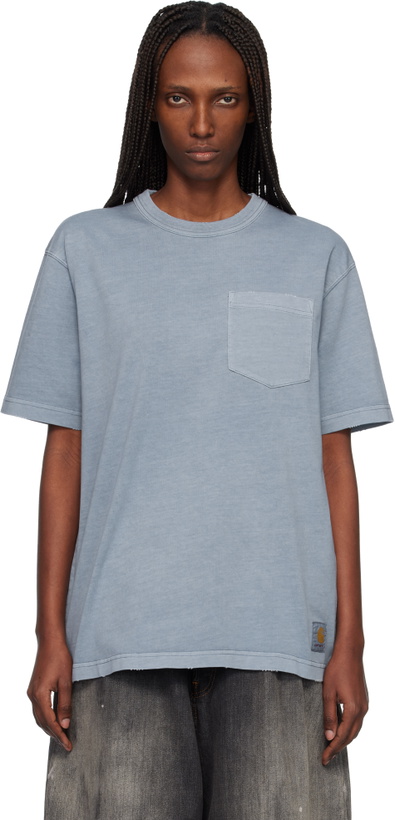 Photo: Carhartt Work In Progress Blue Torion Pocket T-shirt