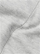Brunello Cucinelli - Camp-Collar Slub Linen and Cotton-Blend Shirt - Gray