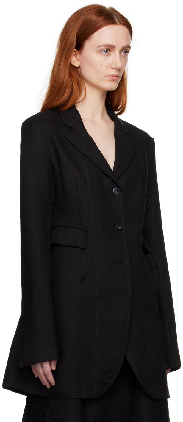 Niccolo Pasqualetti Black Vuoto Blazer