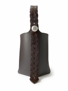 LOEWE - Large Pebble Embellished Braided Leather Bucket Bag