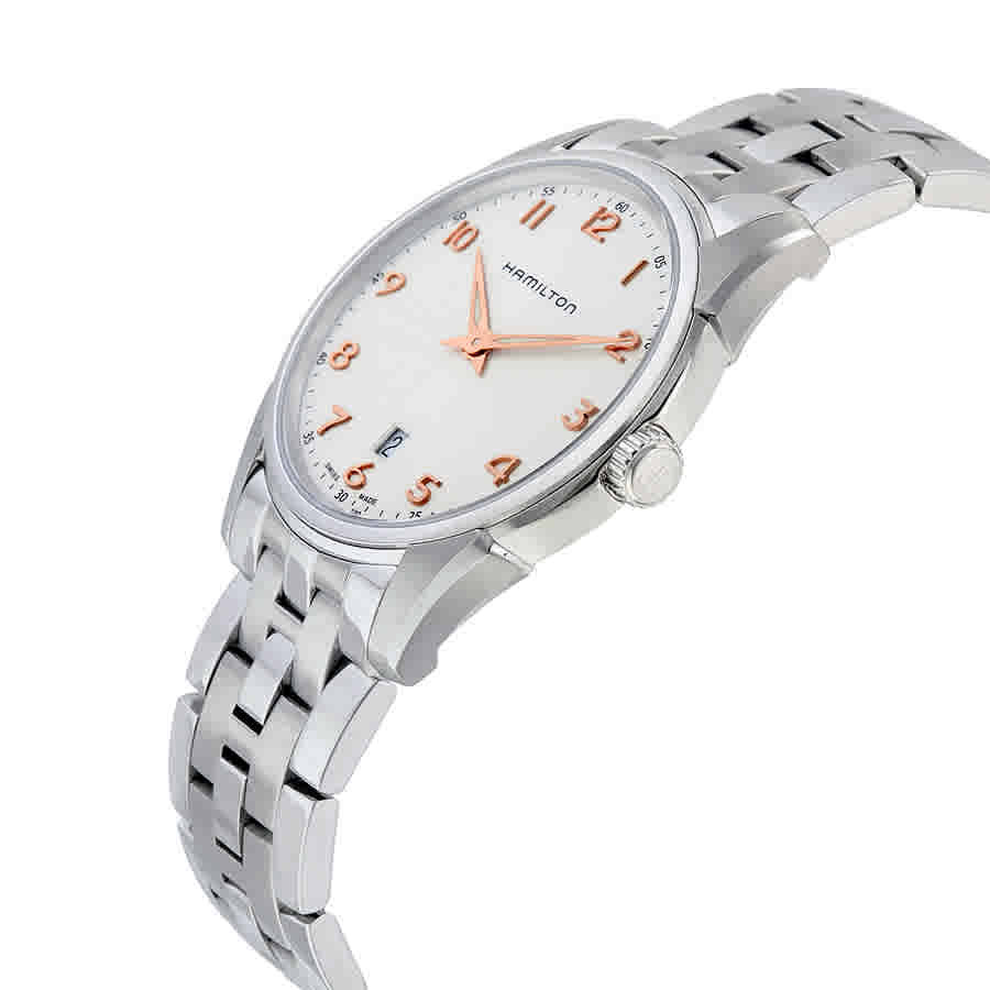 Hamilton Jazzmaster Thinline Silver Dial Mens Watch H38511113