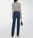 Toteme Classic Cut mid-rise straight jeans