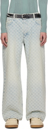 MISBHV Blue Monogram Jeans