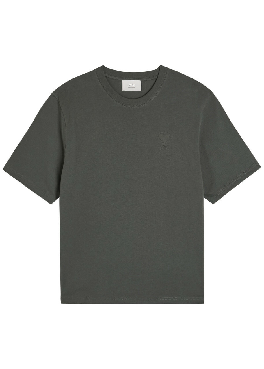AMI Paris Gray Sailor T-shirt AMI