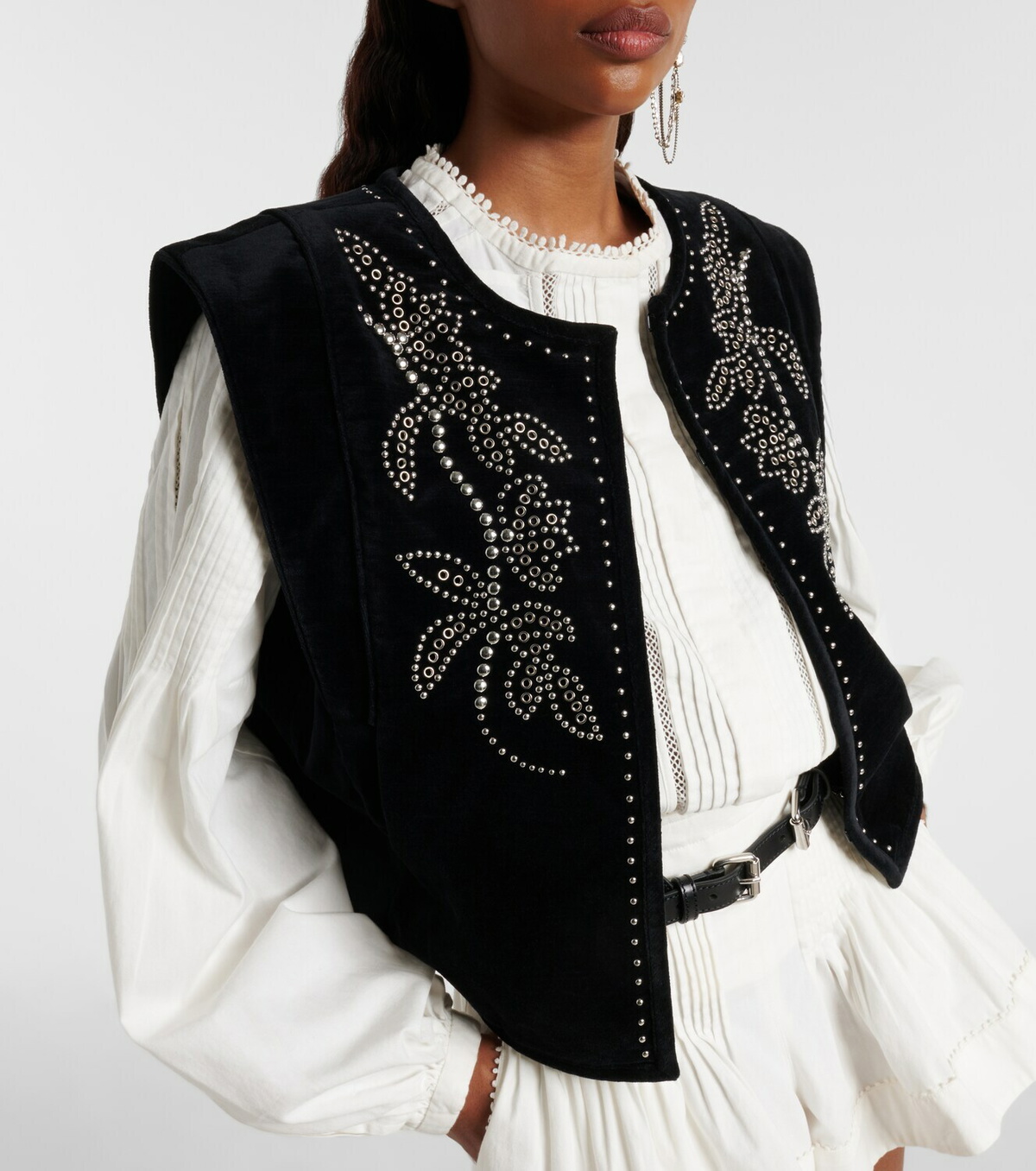 Isabel Marant Poppy embellished vest
