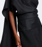 Róhe Assymetric wool top