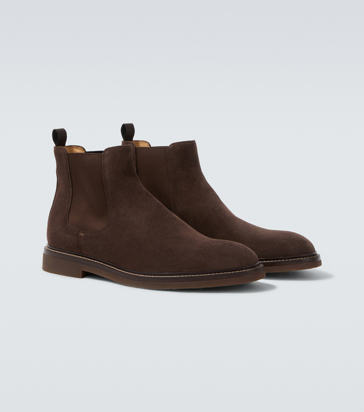 Brunello Cucinelli Suede Chelsea boots