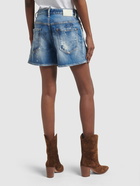 DSQUARED2 - Distressed Denim Mid Rise Shorts