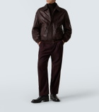 Calvin Klein Collection Johnson leather blouson
