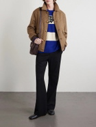 Valentino Garavani - Padded Houndstooth Virgin Wool Bomber Jacket - Brown