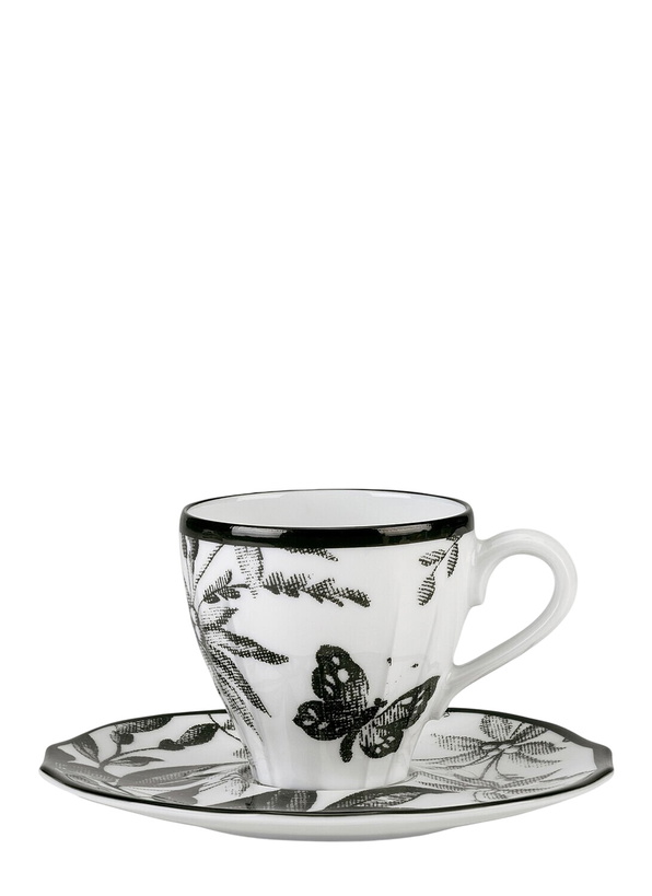 Photo: Gucci Set of Two Herbarium Coffee Cups with Saucers