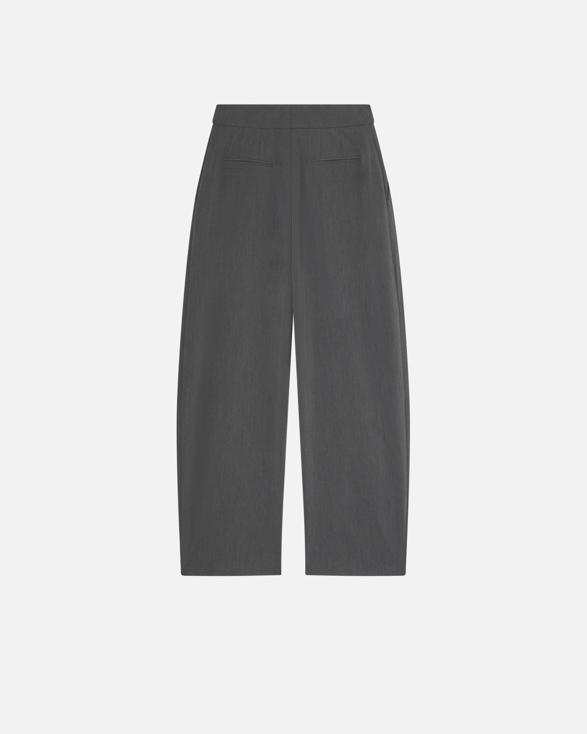 Pinko Wide Leg Tailored Trousers With Darts Excalibur Grey