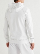 Reigning Champ - Prince Logo-Embroidered Loopback Cotton-Jersey Tennis Hoodie - White
