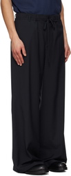 LE17SEPTEMBRE Navy Elasticized Wide Trousers
