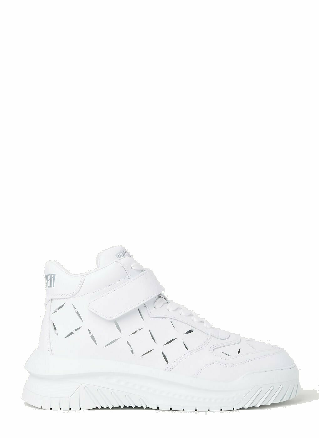 Versace Perforated Sneakers male White Versace