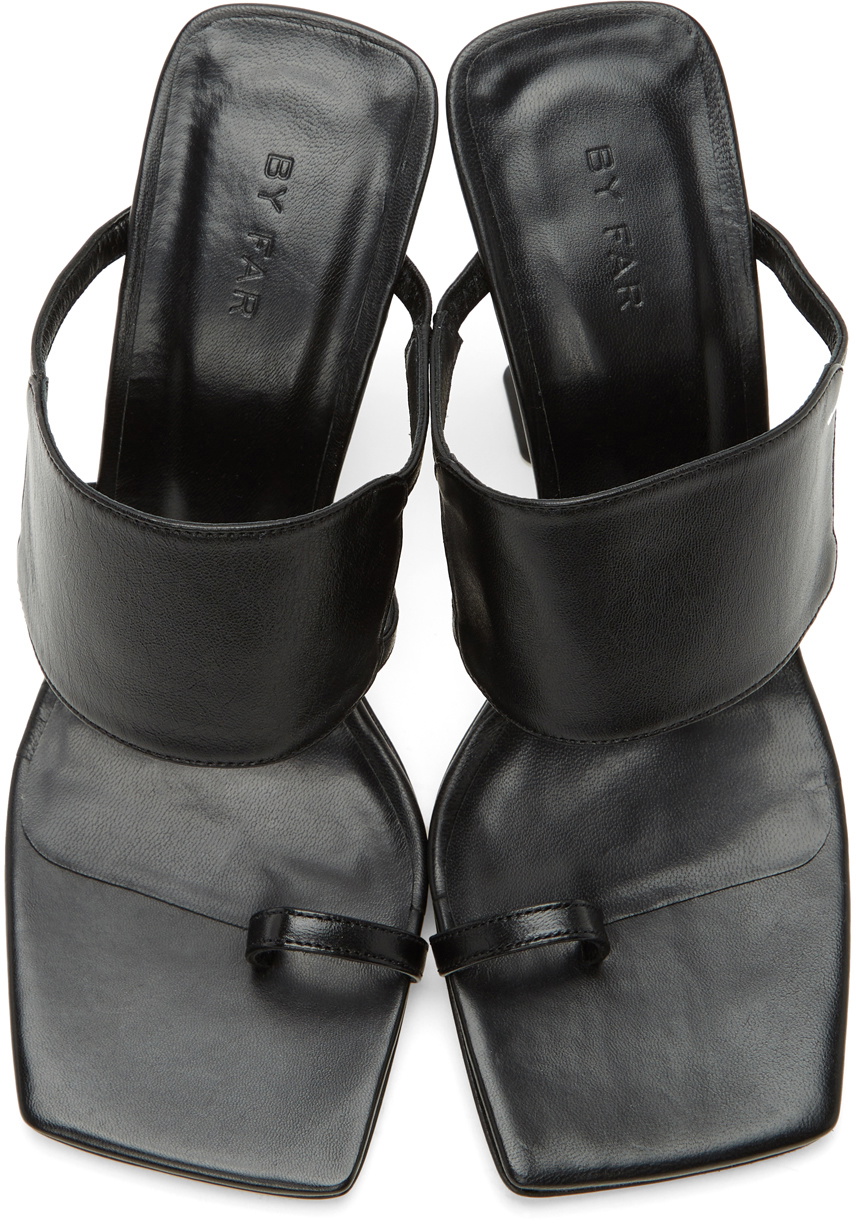 BY FAR Black Gigi Heeled Sandals