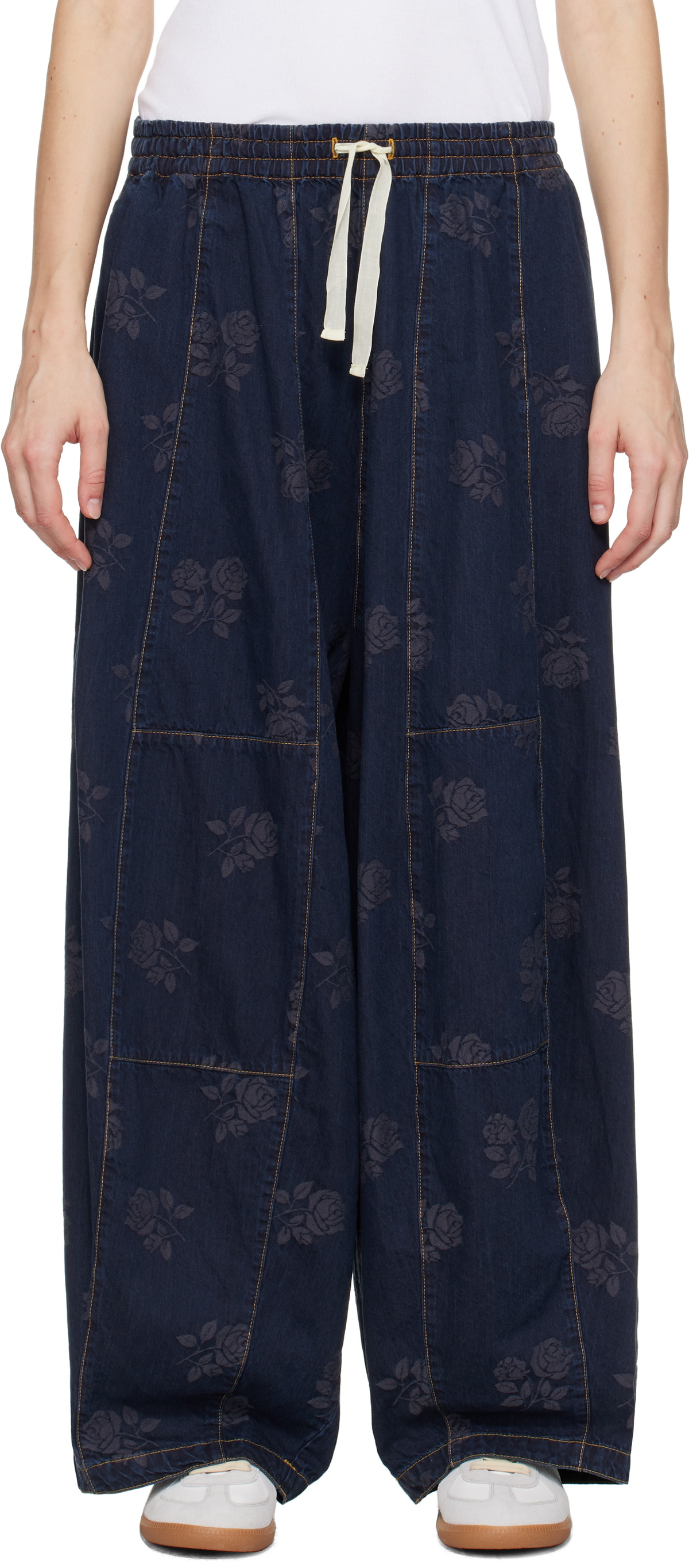 NEEDLES Navy H.D. Denim Lounge Pants
