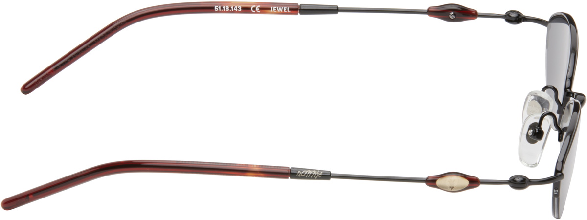 BONNIE CLYDE Black Jewel Sunglasses