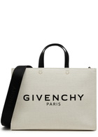 Givenchy G-Tote Medium Logo Canvas bag - Beige - One Size