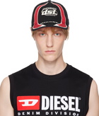 Diesel Black & Red C-Arson Cap