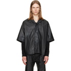 Julius Black Coated Kite Shirt
