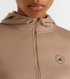 Adidas by Stella McCartney Logo technical half-zip hoodie