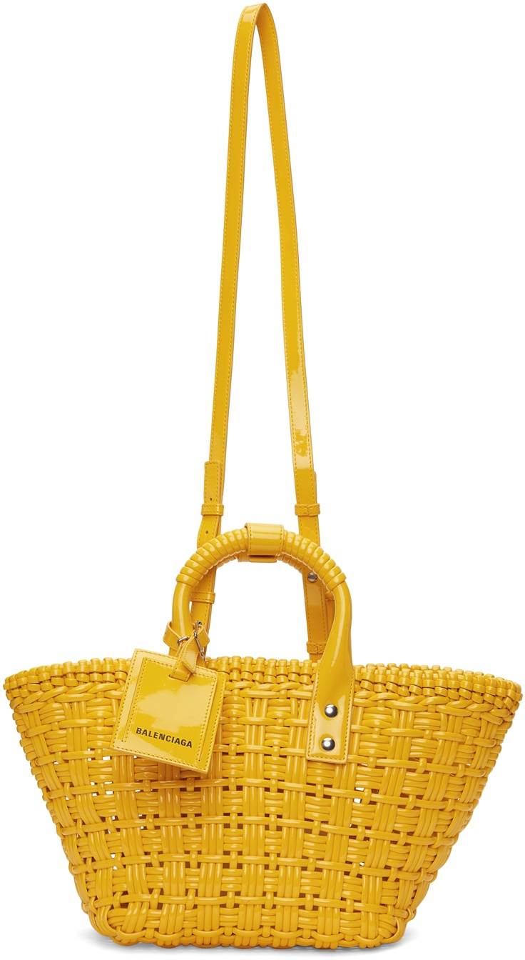 Yellow Shopping Tote shoulder bag Balenciaga  Vitkac France