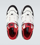 Dolce&Gabbana Roma leather-trimmed sneakers