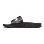 Balmain Black Calypso Slides