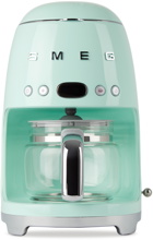 SMEG Green Retro-Style Drip Coffee Maker, 1.2 L