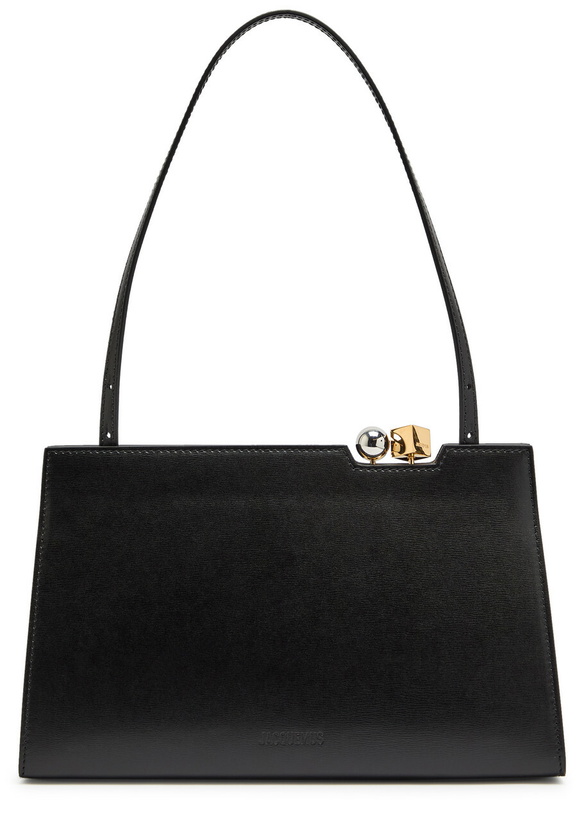Photo: Jacquemus Le Salon Leather Shoulder bag - Black - One Size