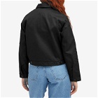 Dickies Women's Unlined Cropped Eisenhower Jacket in Black