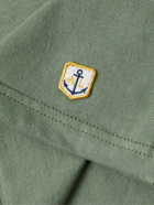 Armor Lux - Callac Logo-Appliquéd Cotton-Jersey T-Shirt - Green