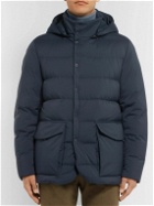 Loro Piana - Clearwater Quilted Storm System Shell Hooded Down Jacket - Blue