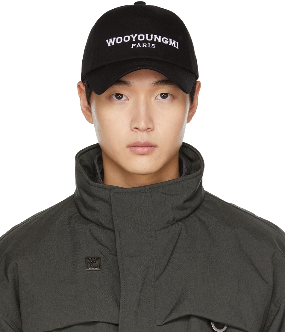 Wooyoungmi Black Logo Ball Cap Wooyoungmi