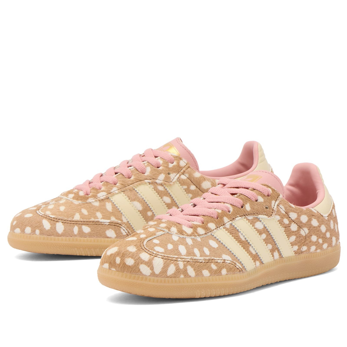 Adidas Women's Samba Og Sneaker in Brown Desert/Warm Vanilla/Wonder Mauve