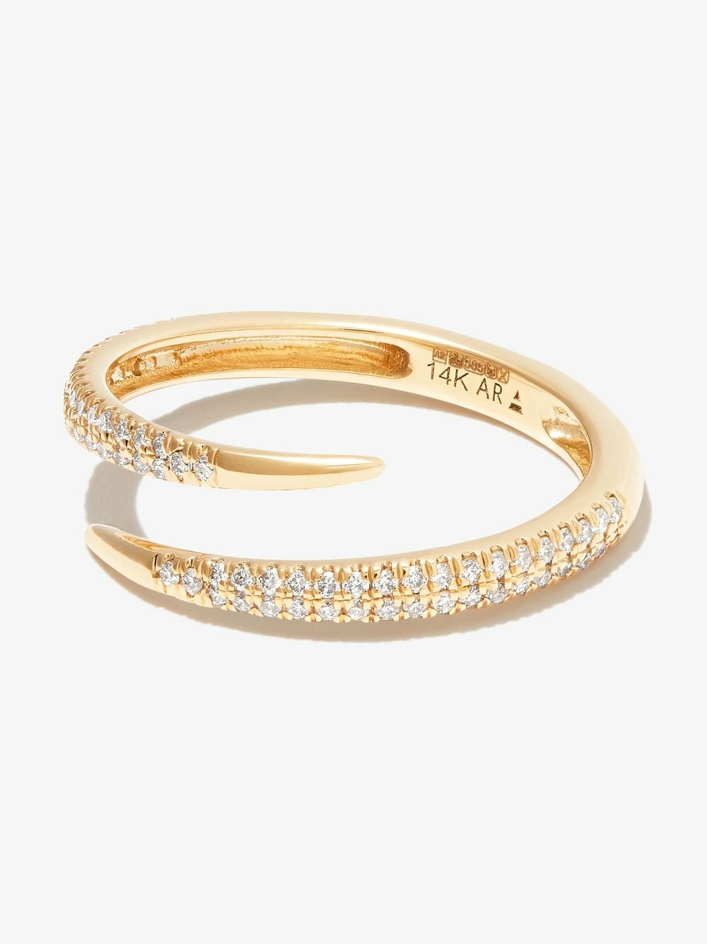 Adina Reyter 14K Yellow Gold Thorn Diamond Ring