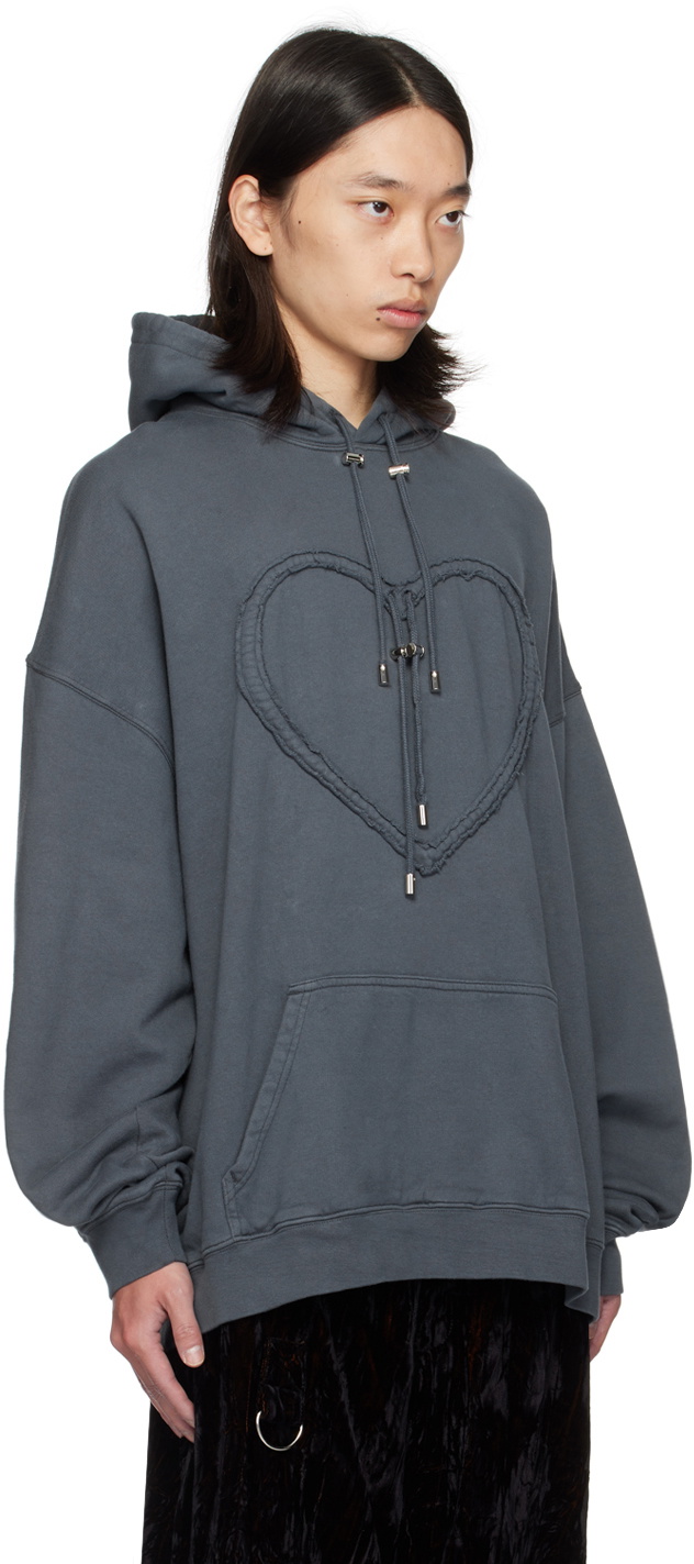 Collina Strada Navy Heart Hoodie