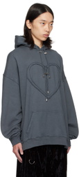 Collina Strada Navy Heart Hoodie