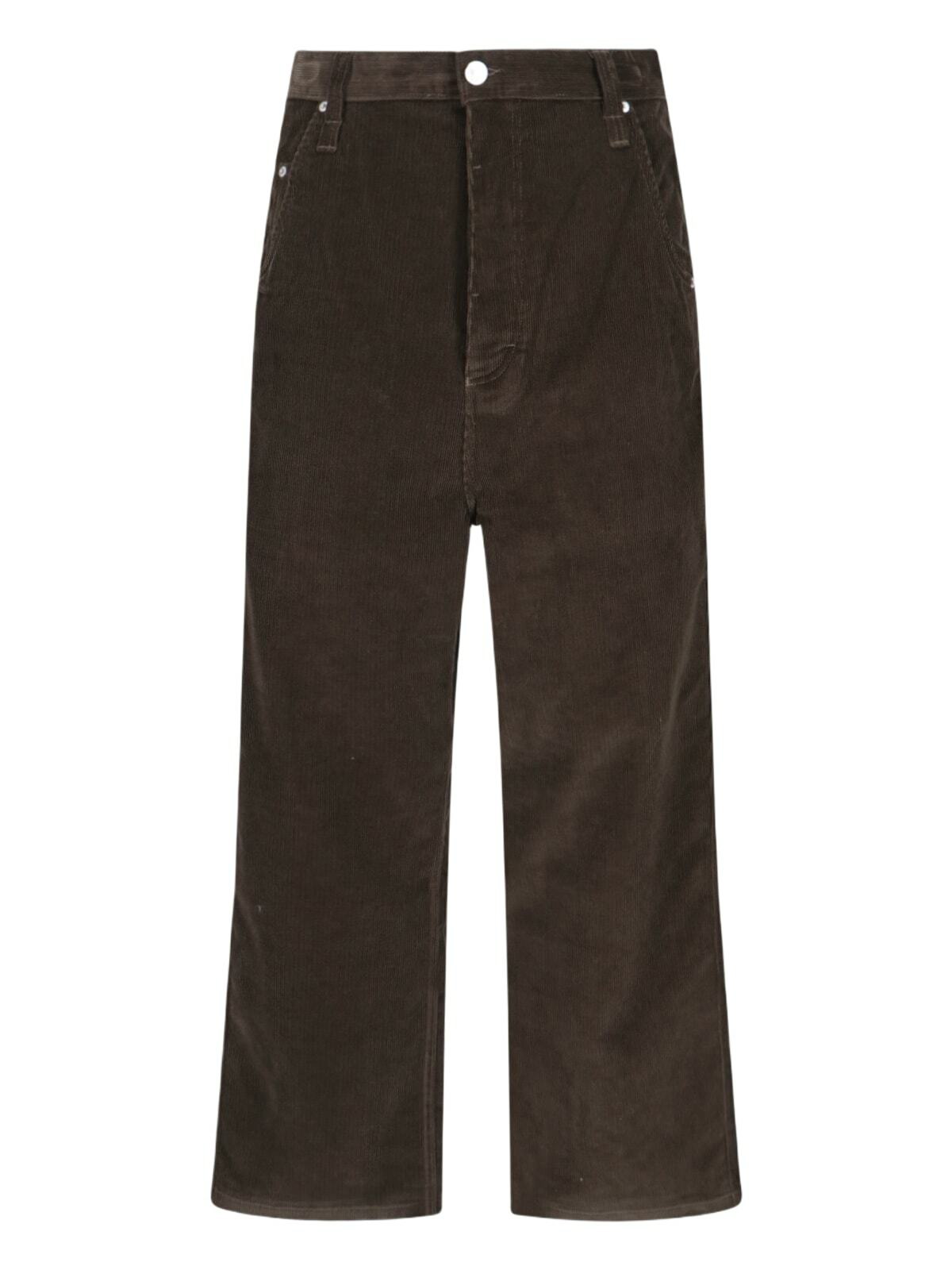 AMI Alexandre Mattiussi Black Oversized Carrot Fit Trousers