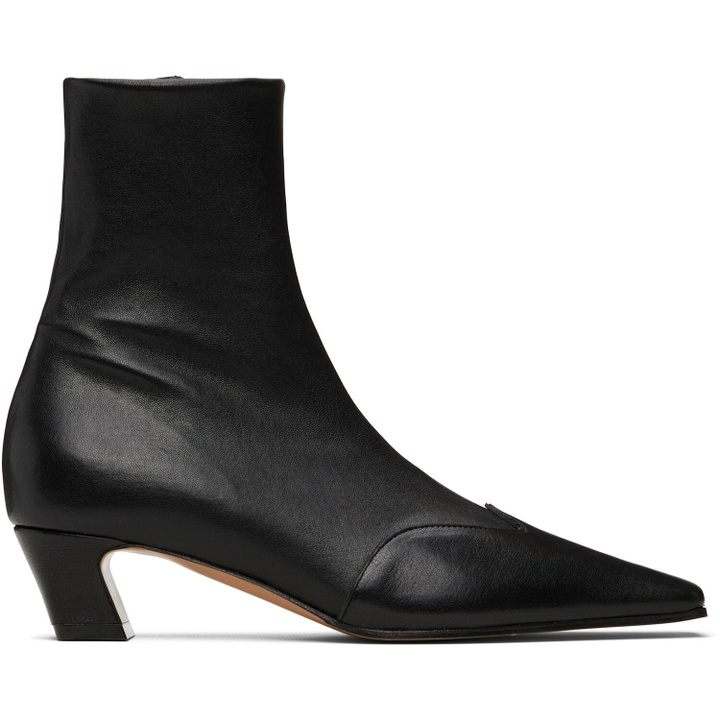 Photo: KHAITE Black Nevada Stretch Low Boots