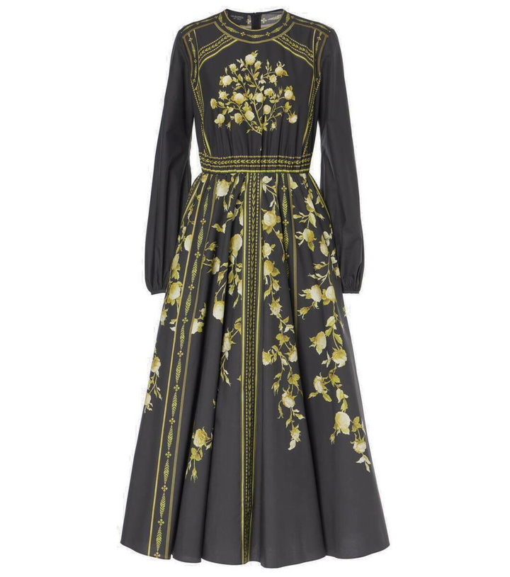 Photo: Giambattista Valli Papier Peint cotton poplin gown
